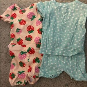 Old Navy Mint Green Floral Pajama Top